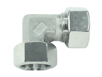 Winkel - Schneidringverschraubung 8 L-NPT 1/4, Stahl verzinkte 90° Einschraubverschraubungt Winkel - Schneidringverschraubung 8 L-NPT 1/4, Stahl verzinkte 90° Einschraubverschraubungt